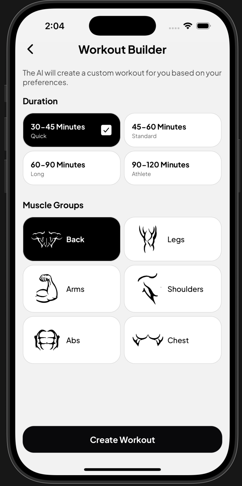 Workout Builder